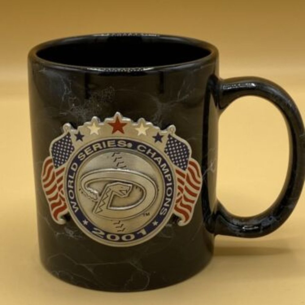 Vtg Arizona Diamond Backs World Series Champions Mug - Coffee Cup - 2001. Shippe